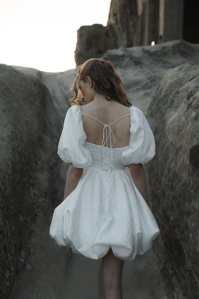 Lace Short Wedding Dress,Bridal Shower Dress ,White Short Wedding Dress US12 / As Picture Lace Short Wedding Dress,Bridal Shower Dress ,White Short Wedding Dress US12 / As Picture