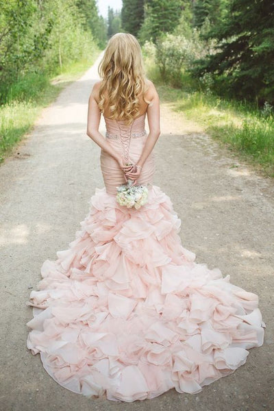 Cheap Blush Wedding Dress Online | Flosluna FlosLuna Cheap Blush Wedding Dress Online | Flosluna FlosLuna