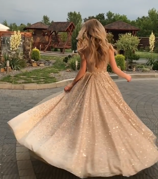 Sequin Dress Long ,Sparkly Sequin Prom Dresses ,Open Back Light Gold Sequin Dresses Sequin Dress Long ,Sparkly Sequin Prom Dresses ,Open Back Light Gold Sequin Dresses